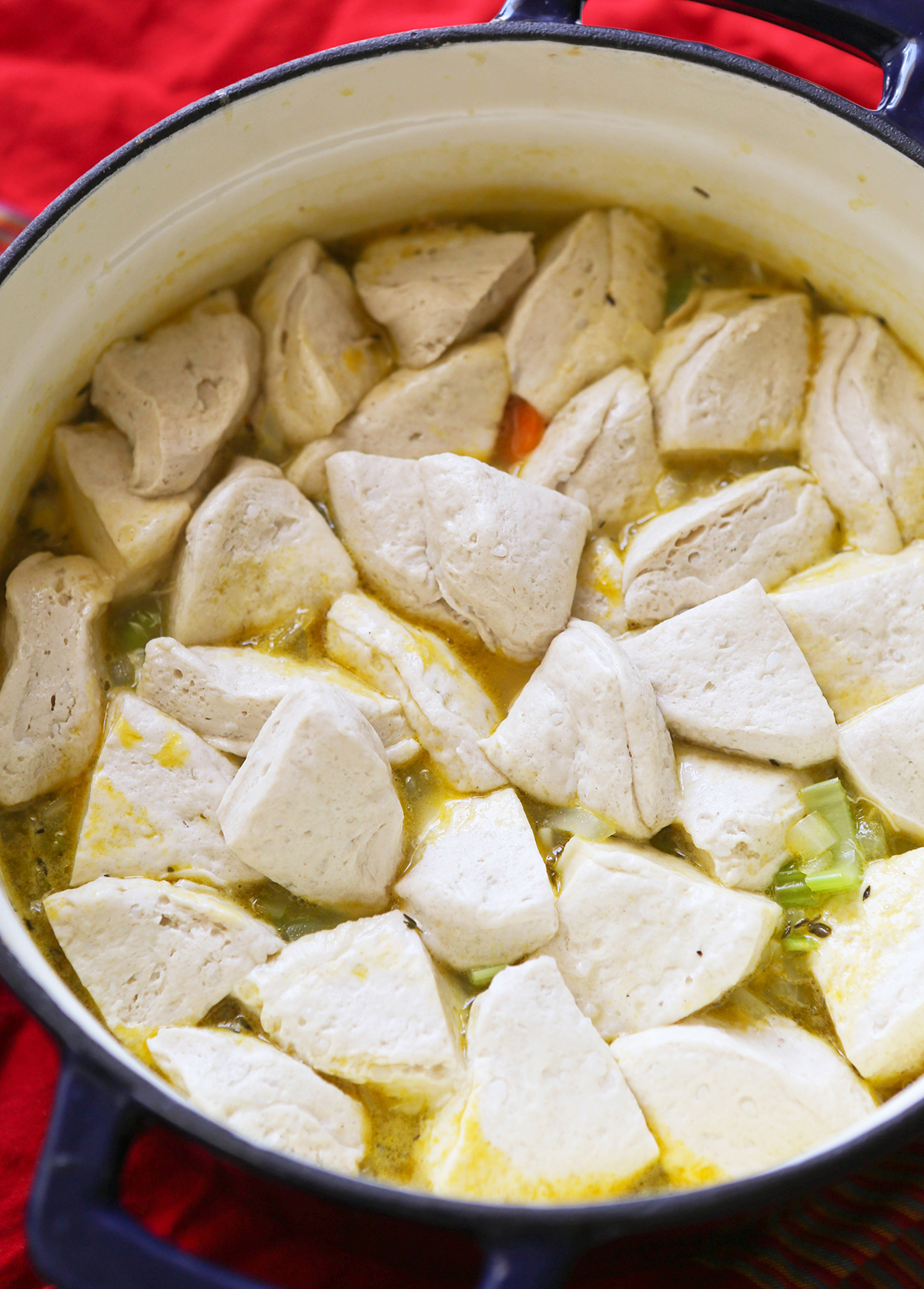 Chicken And Dumplings Made With Biscuits: Easy Comfort Food!