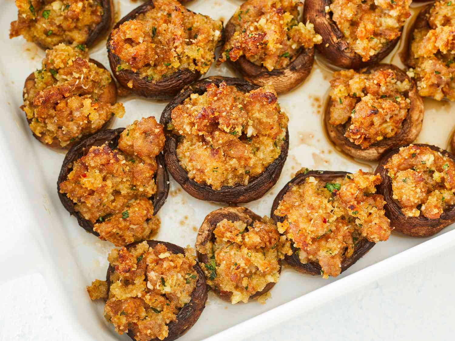 Sausage And Stuffing Stuffed Mushrooms: A Flavor Fiesta!