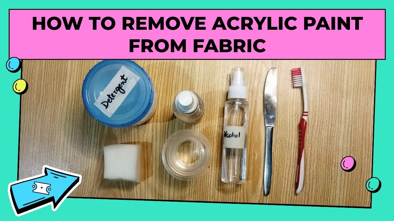 How To Remove Acrylic Paint From Clothing: Quick & Easy Tips