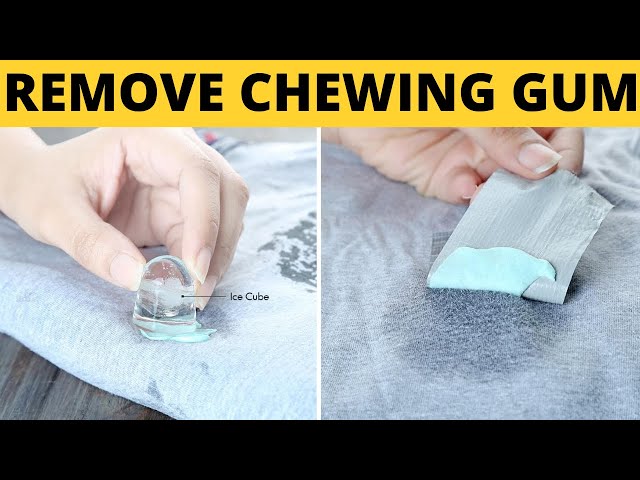 How To Get Out Chewing Gum From Clothes: Quick & Easy Fixes