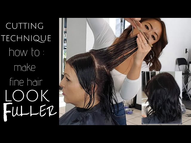 Fine Haircut For Thin Hair To Look Thicker: Volumize With Style!