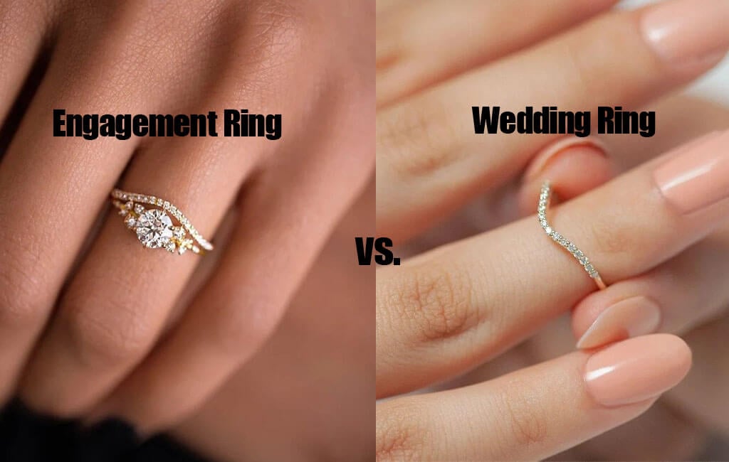 Engagement Rings Versus Wedding Rings: Key Differences