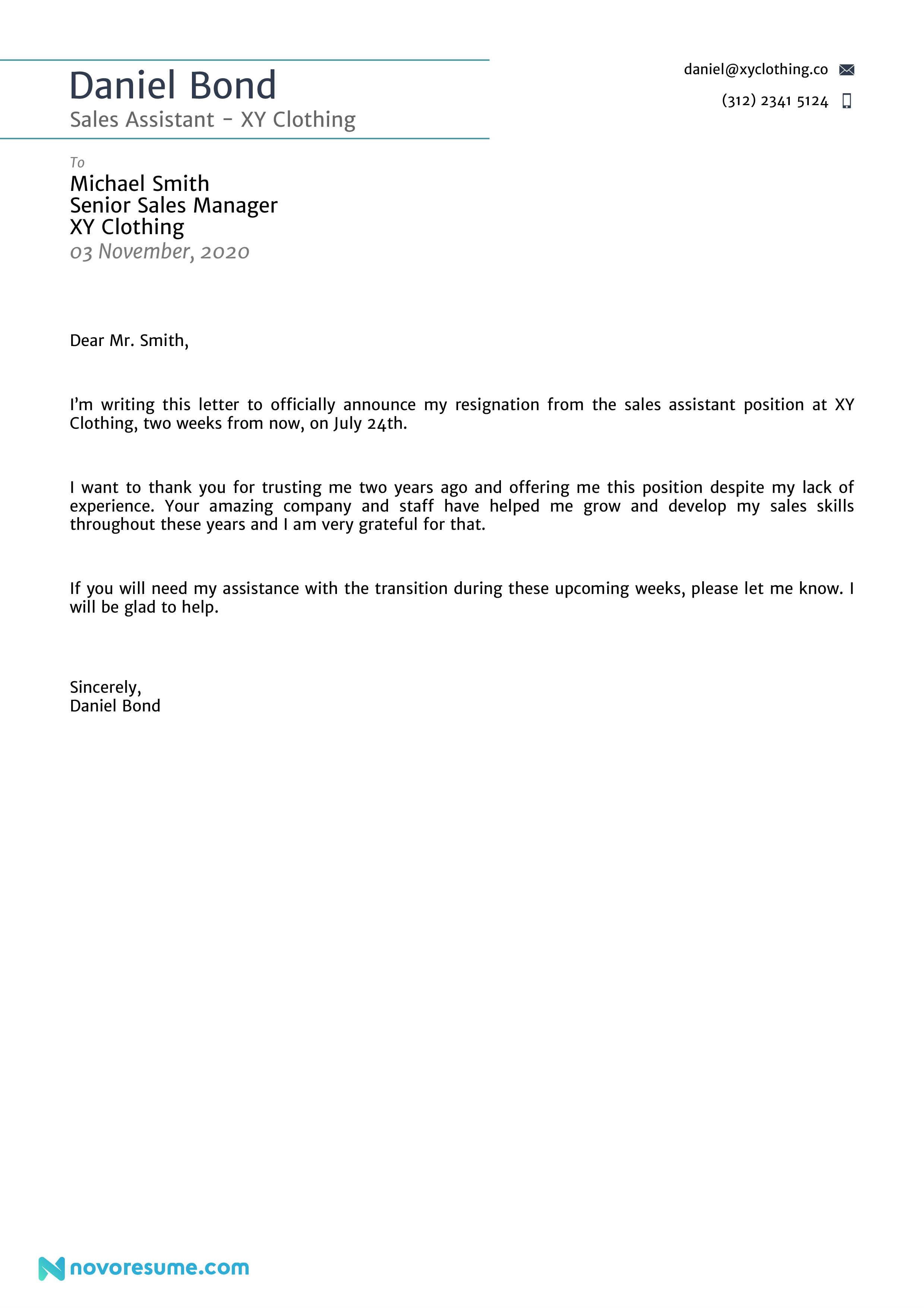 How To Write A Two Weeks Notice Letter: Easy Guide & Samples