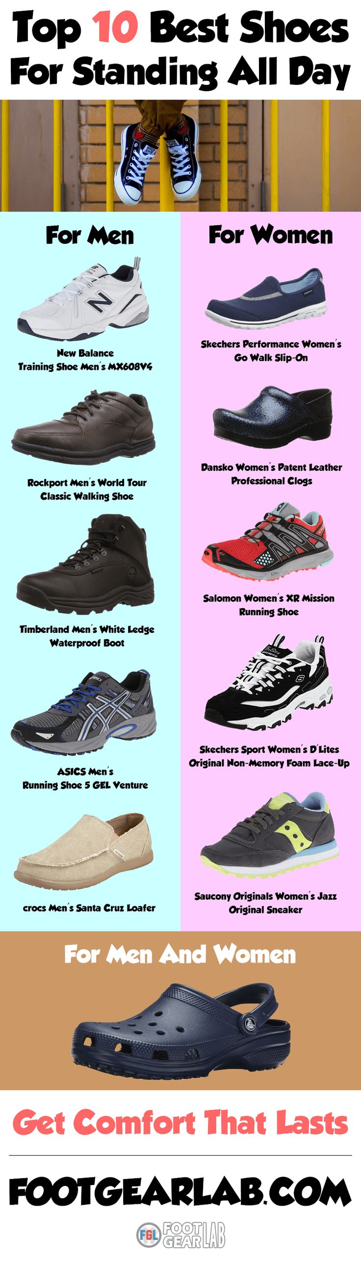 Good Shoes For Walking And Standing All Day: Ultimate Comfort Picks