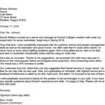 Example Of A Testimonial Letter For A Student