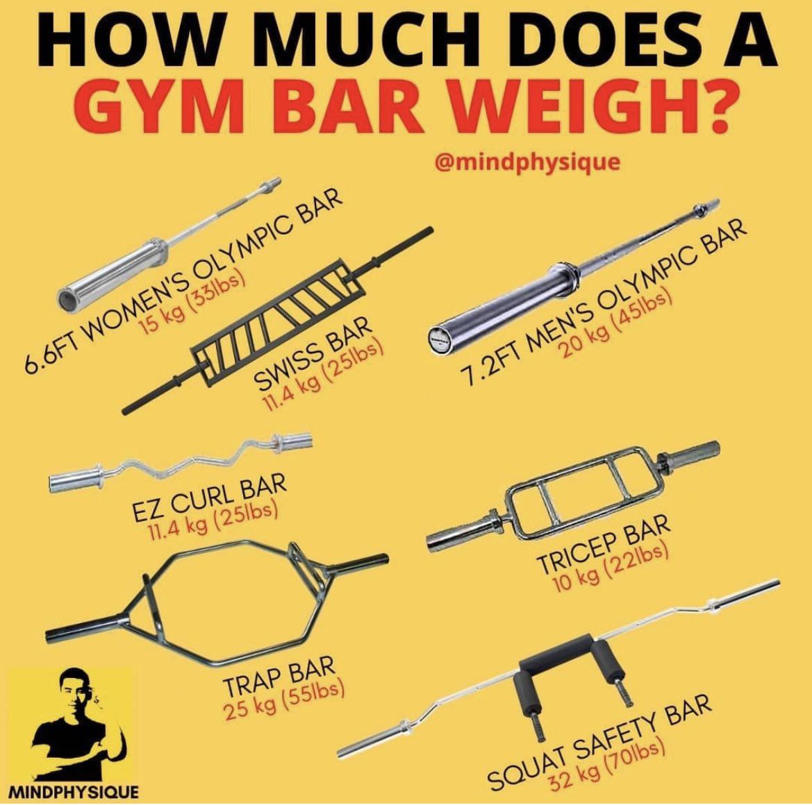 How Much Do The Weight Bars Weigh