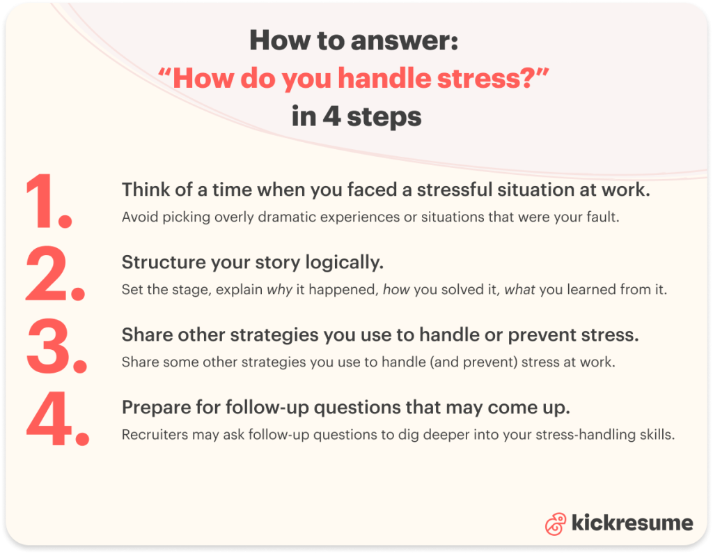 How Do You Handle Stress And Pressure In Job Interview Questions?: Master Tips