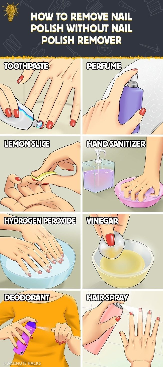 How To Remove Nail Polish Without Nail Polish Remover