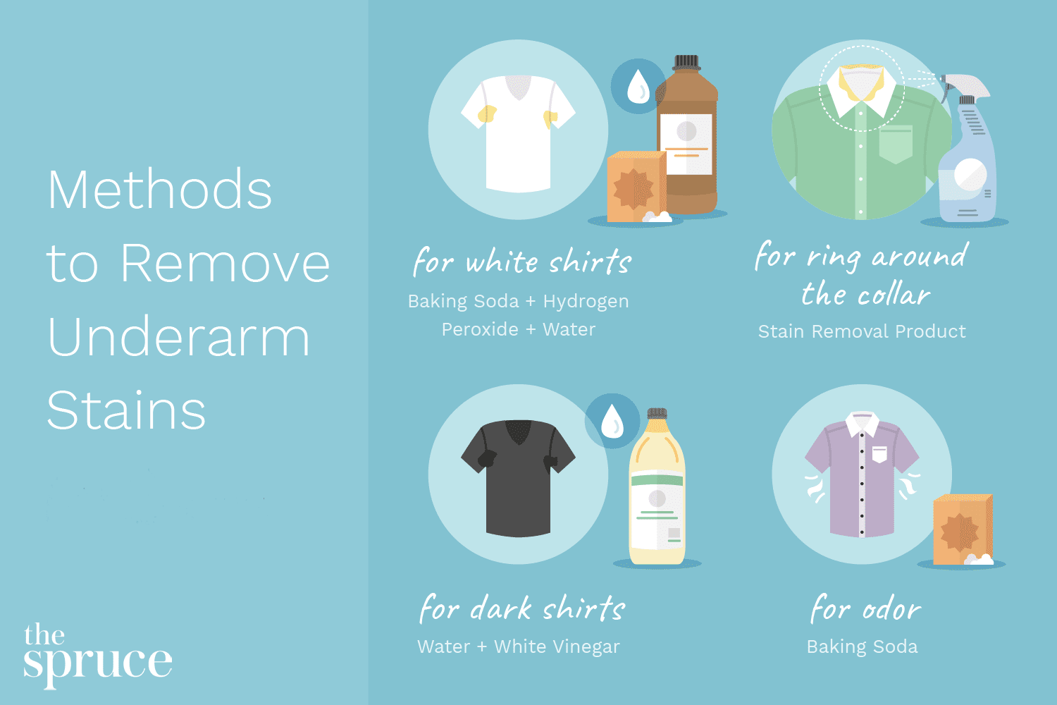 How To Remove Pit Stains From A White Shirt