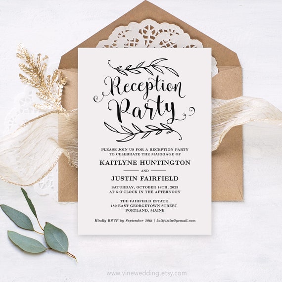 Wedding Party Invitations Templates: Unveil Elegance