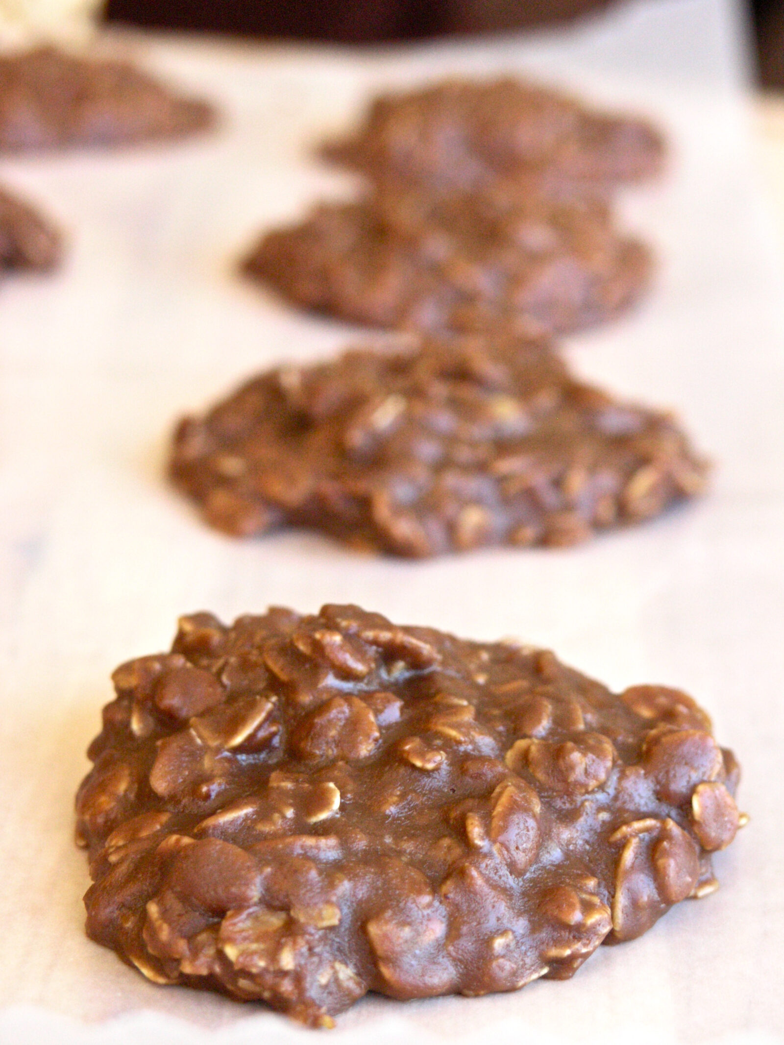 No Bake Peanut Butter Oatmeal Cookies