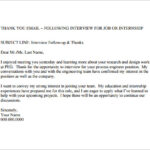 Subject Line For Thank You Email After An Interview