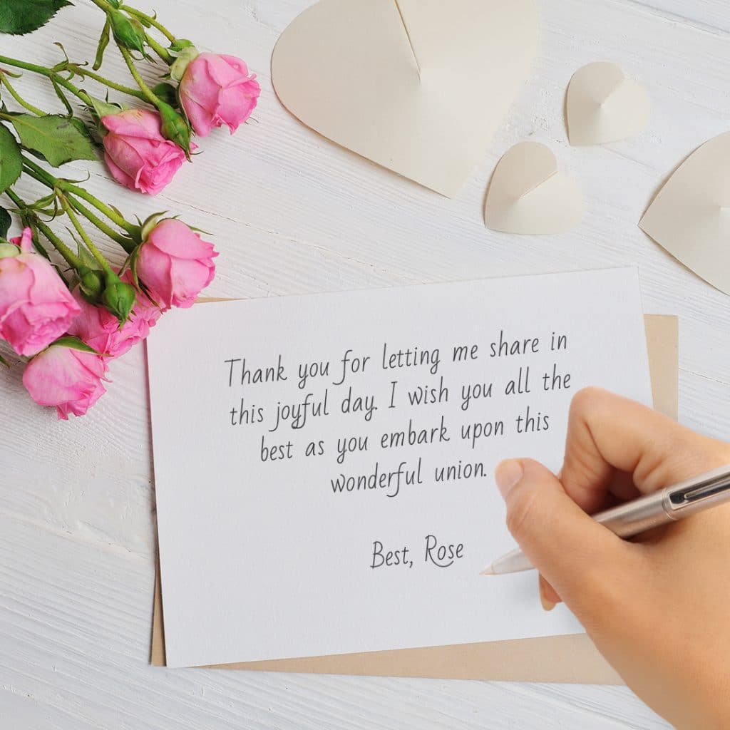 What To Write For Wedding Cards